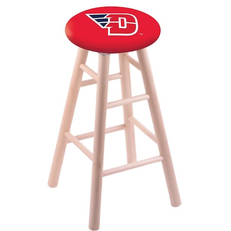 Maple Bar Stool,Natural Finish,University Of Dayton Seat